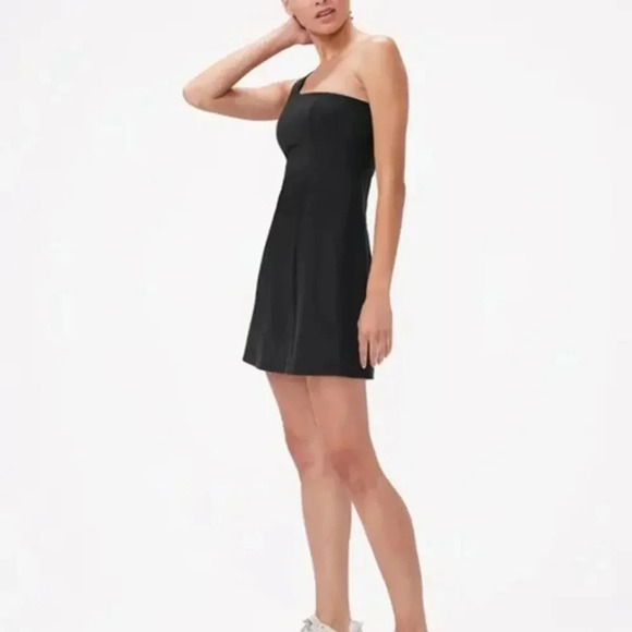 Outdoor Voices One Shoulder Dress Black Size XS - Picture 4 of 11